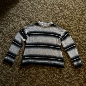 Woman’s Urban Outfitters  Soft Grey and Black Striped Sweater size XS